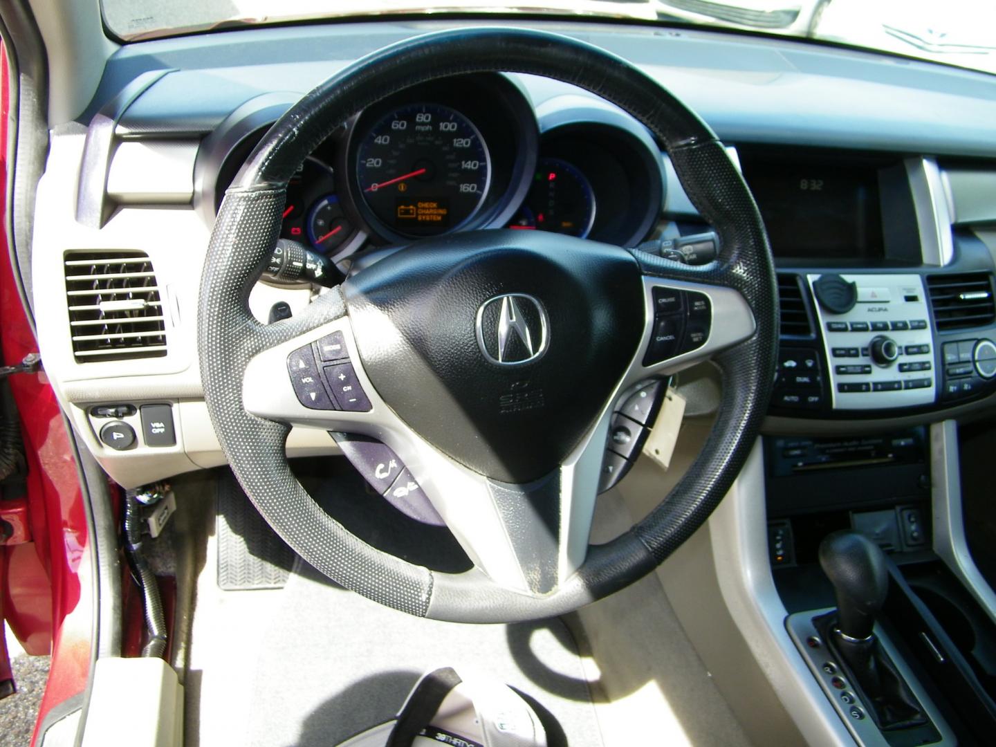 2008 Red /Gray Acura RDX 5-Spd AT (5J8TB18228A) with an 2.3L L4 DOHC 16V engine, 5-Speed Automatic Overdrive transmission, located at 4000 Bee Ridge Road, Sarasota, FL, 34233, (941) 926-0300, 27.298664, -82.489151 - Photo#17